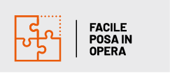 Icona posa in opera semplificata ed efficiente in cantiere per cassonetti monoblocco
