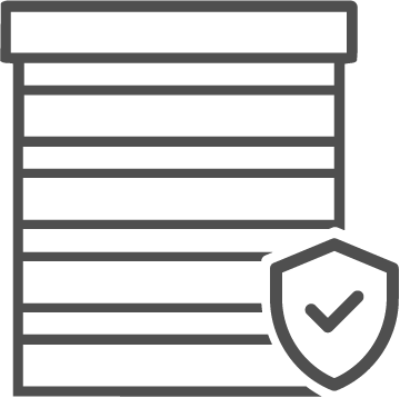 Schema costruttivo e disegno tecnico di un profilo per tapparella blindata con blocco di sicurezza antieffrazione